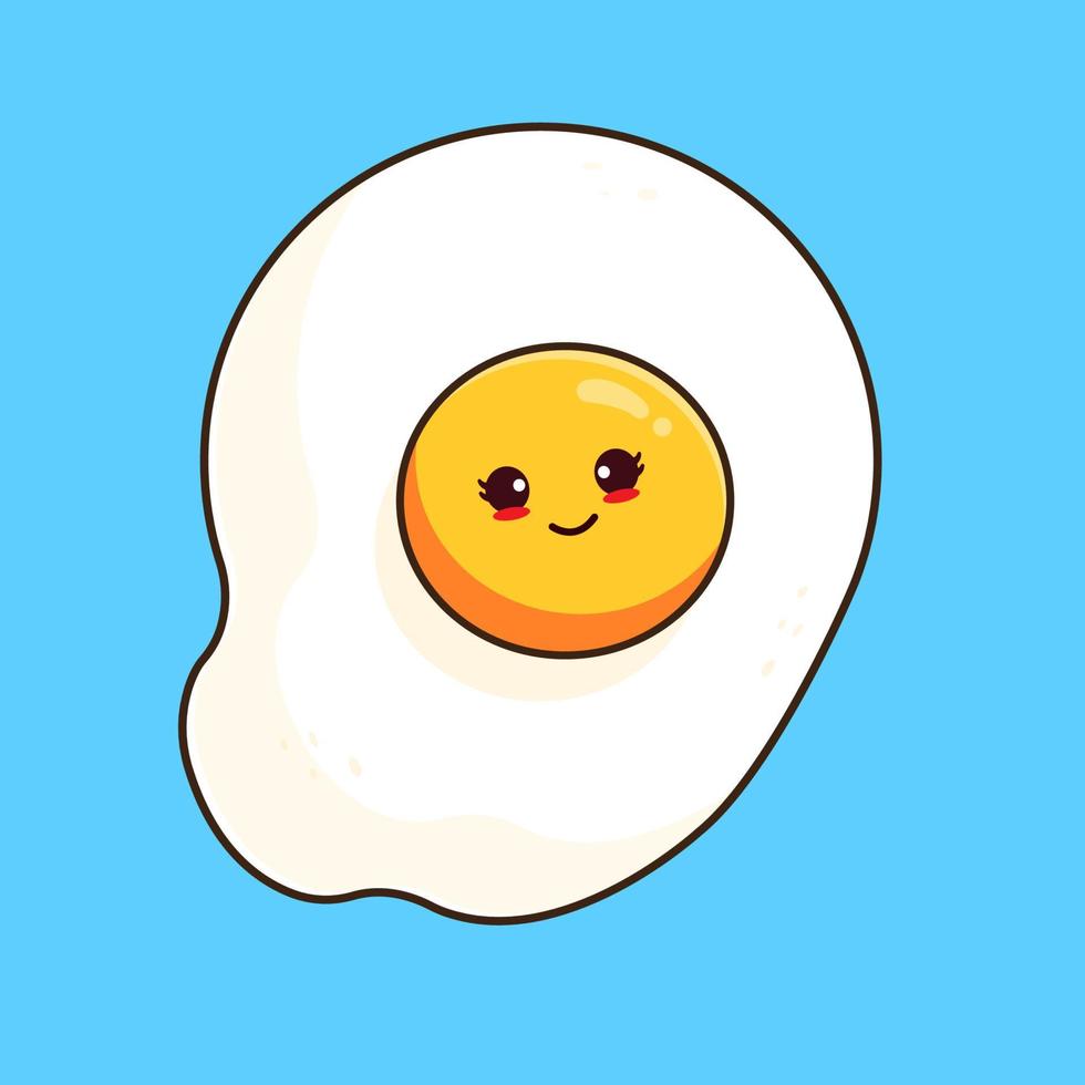 söt ägg illustration vektor