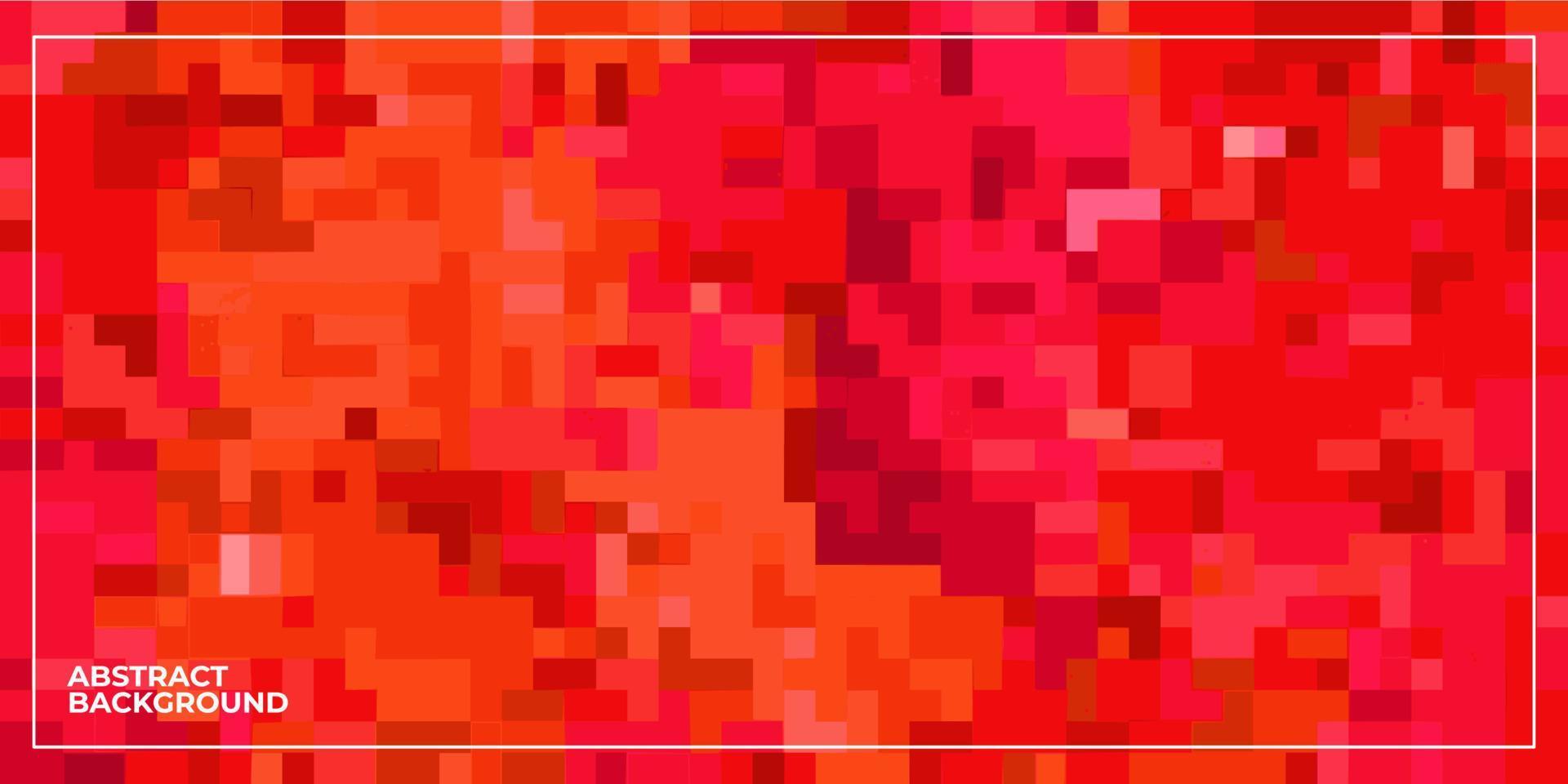 abstrakt geometrisk pixel kvadrat kaklade mosaik bakgrund vektor