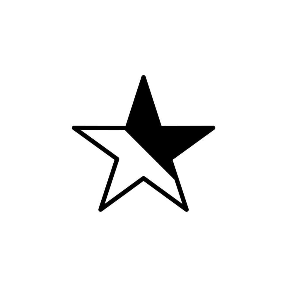 Sterne, Nacht durchgezogene Linie Symbol Vektor Illustration Logo Vorlage. für viele Zwecke geeignet.