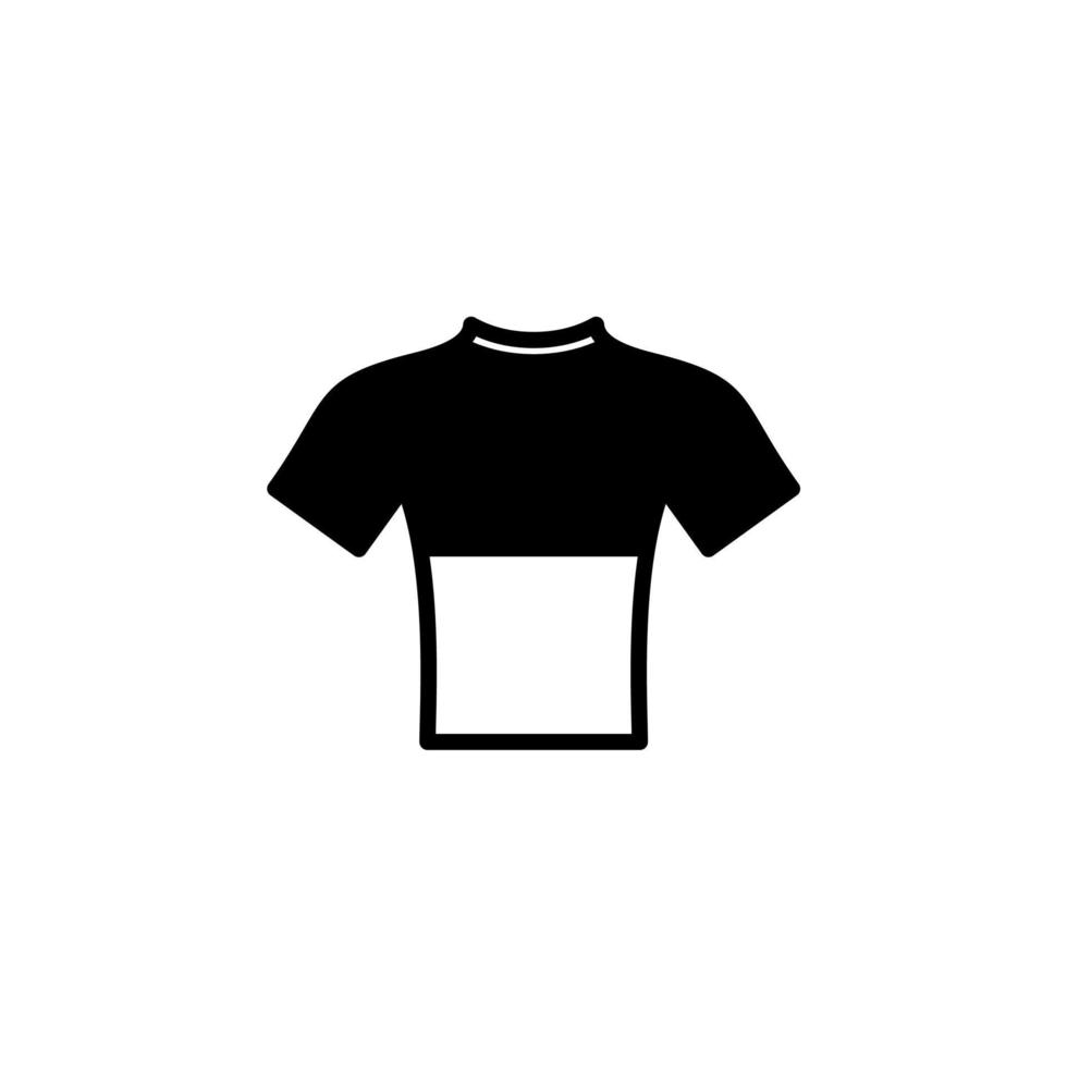 Hemd, Mode, Polo, Kleidung durchgezogene Linie Symbol Vektor Illustration Logo Vorlage. für viele Zwecke geeignet.