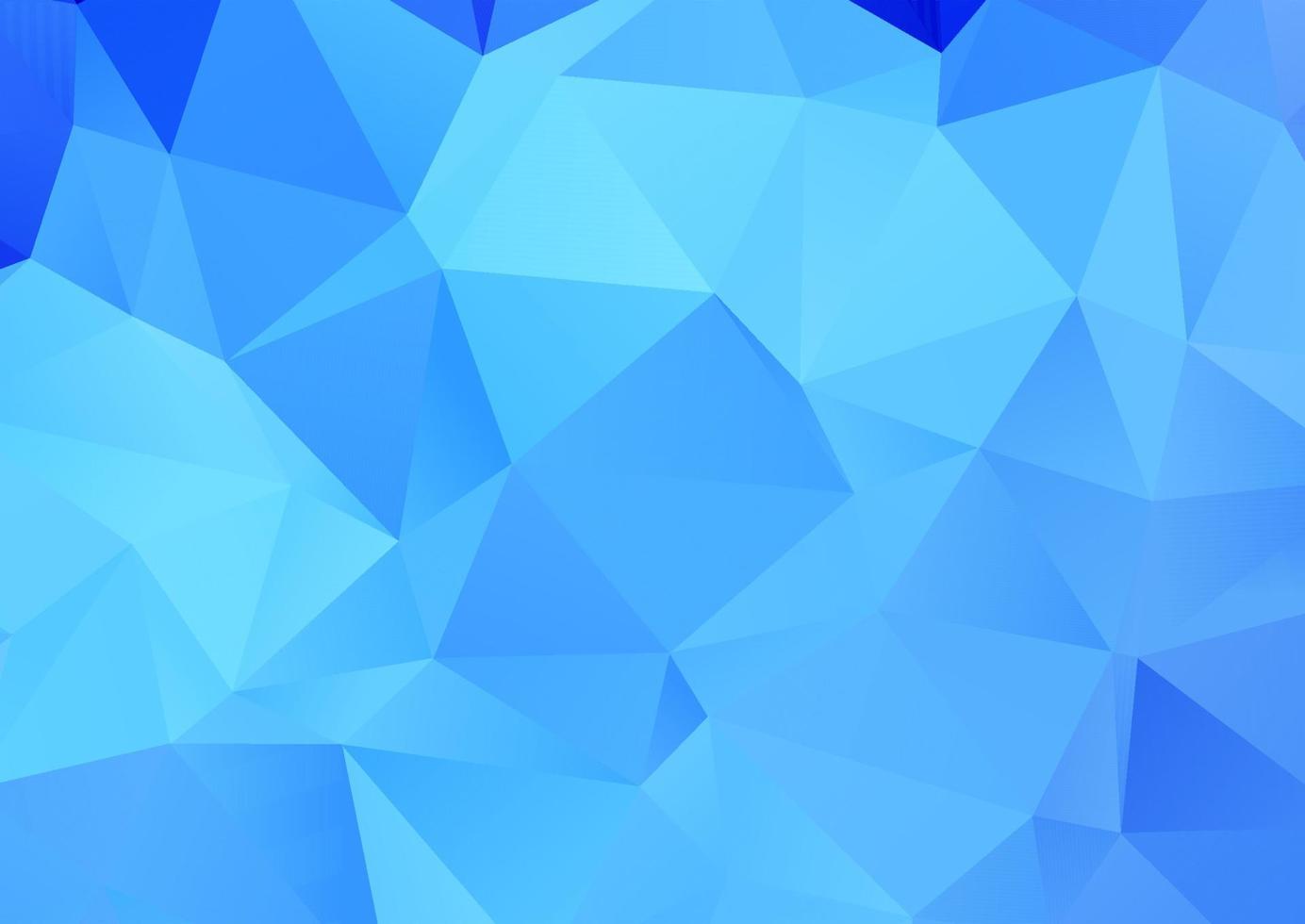 abstrakter blauer Low-Poly-Designhintergrund vektor