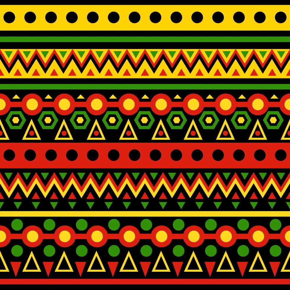 nahtlose muster panafrikanische farbe vektor