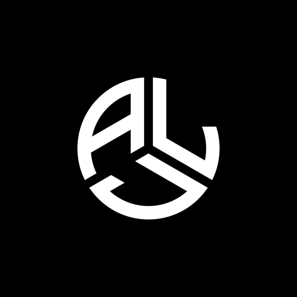 alj-Buchstaben-Logo-Design auf weißem Hintergrund. alj kreative Initialen schreiben Logo-Konzept. alj Briefgestaltung. vektor