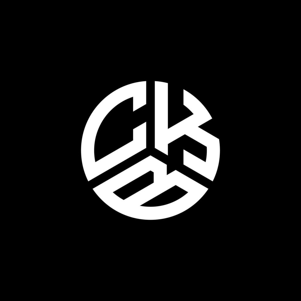 ckb-Brief-Logo-Design auf weißem Hintergrund. ckb kreative Initialen schreiben Logo-Konzept. ckb Briefgestaltung. vektor