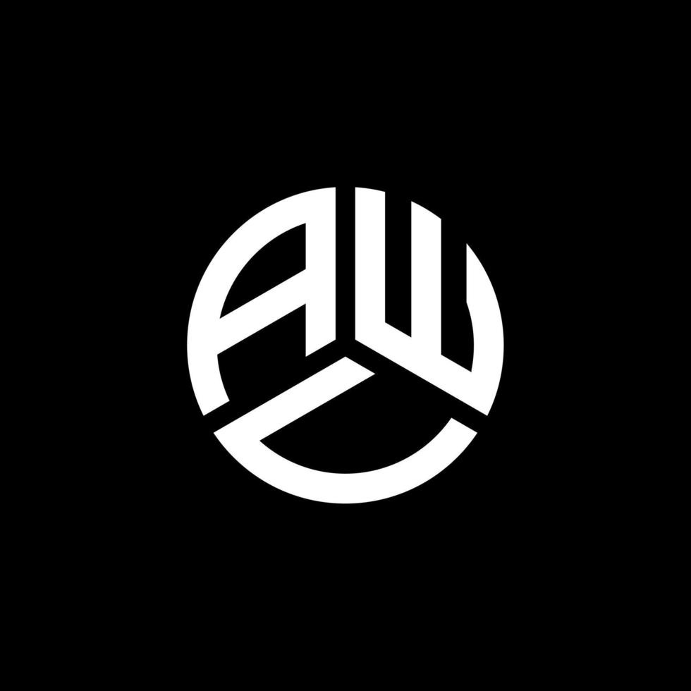 Awu-Brief-Logo-Design auf weißem Hintergrund. awu kreative Initialen schreiben Logo-Konzept. awu Briefgestaltung. vektor