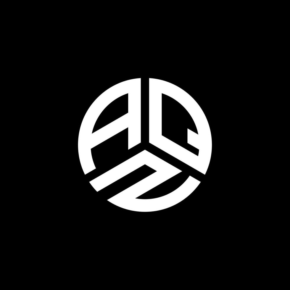 aqz brev logotyp design på vit bakgrund. aqz kreativa initialer brev logotyp koncept. aqz bokstavsdesign. vektor