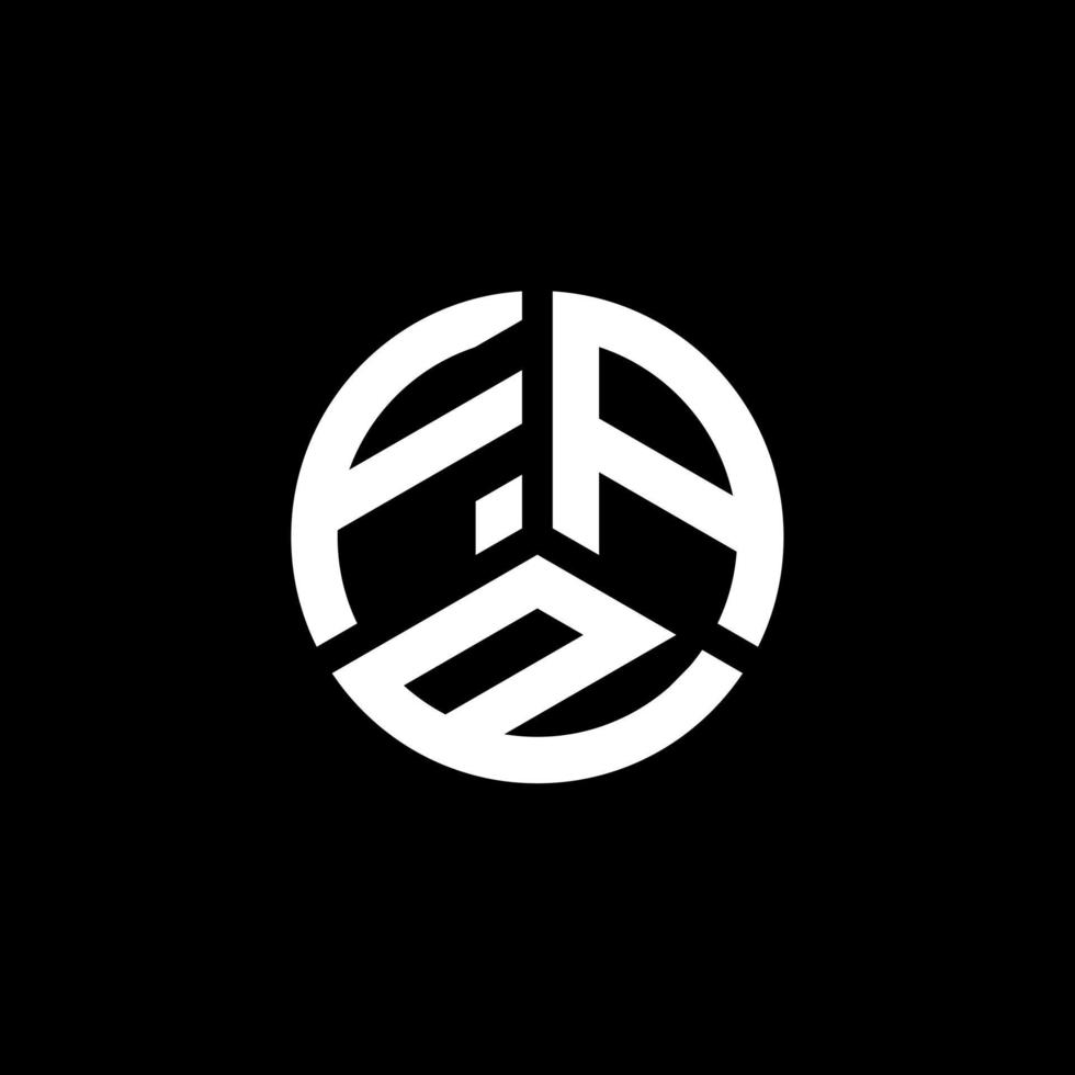 FAP-Brief-Logo-Design auf weißem Hintergrund. fap kreatives Initialen-Buchstaben-Logo-Konzept. FAP-Buchstaben-Design. vektor