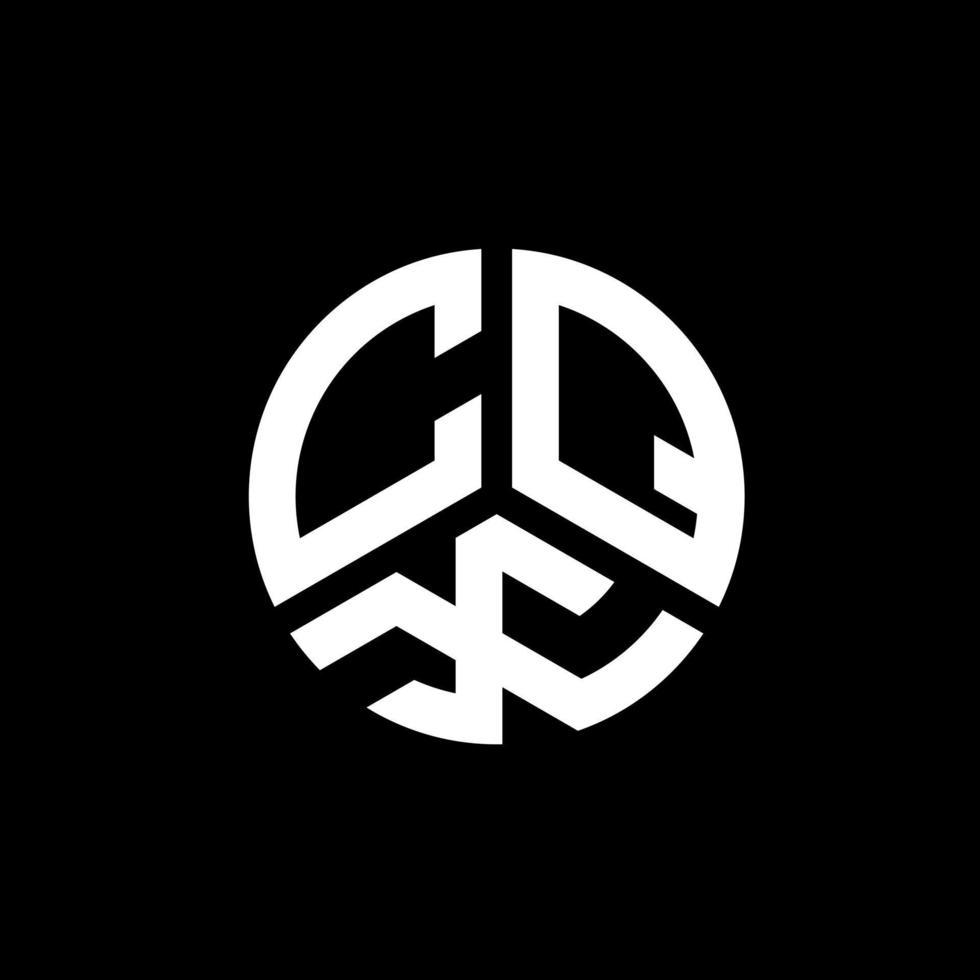 cqx brev logotyp design på vit bakgrund. cqx kreativa initialer brev logotyp koncept. cqx bokstavsdesign. vektor