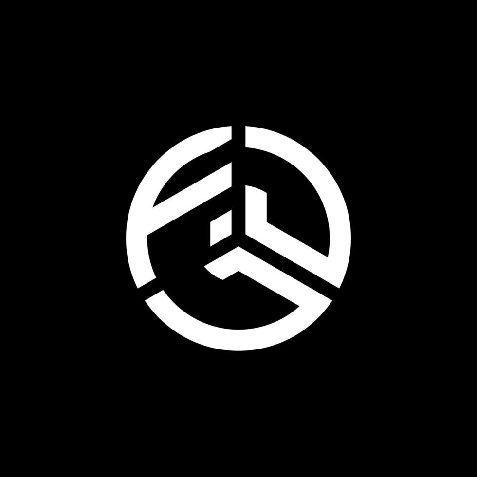 fjl-Buchstaben-Logo-Design auf weißem Hintergrund. fjl kreatives Initialen-Brief-Logo-Konzept. fjl Briefgestaltung. vektor