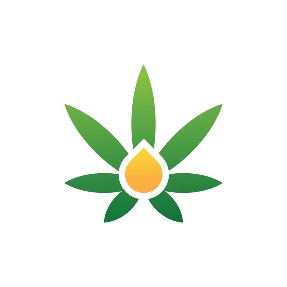 cbd eller cannabidiol logotypdesign vektor