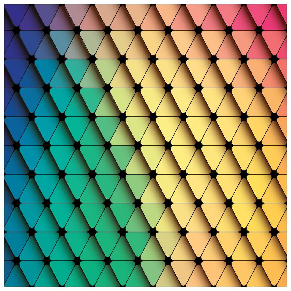 Geometrisk triangel färgglad bakgrund vektor