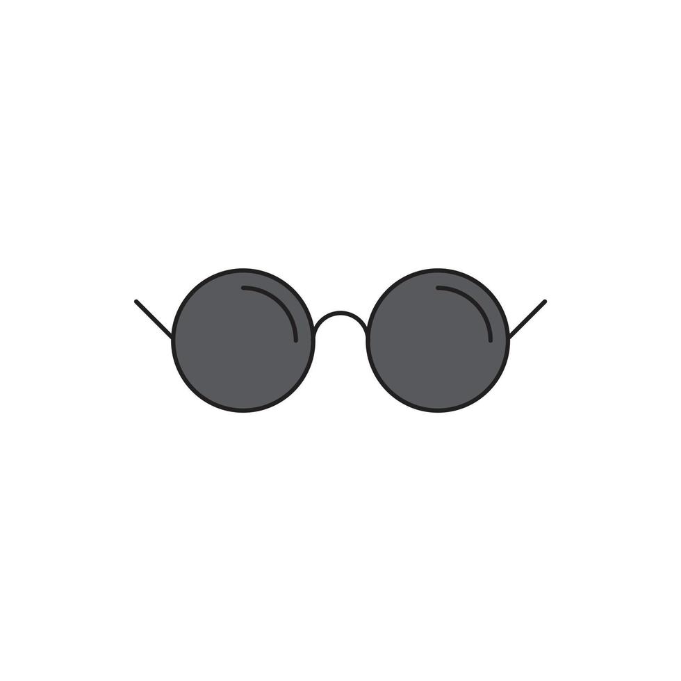 Sonnenbrillen für Symbol-Symbol-Website-Präsentation vektor