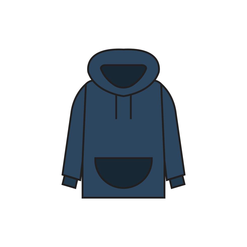 hoodie för symbol ikon webbplats presentation vektor