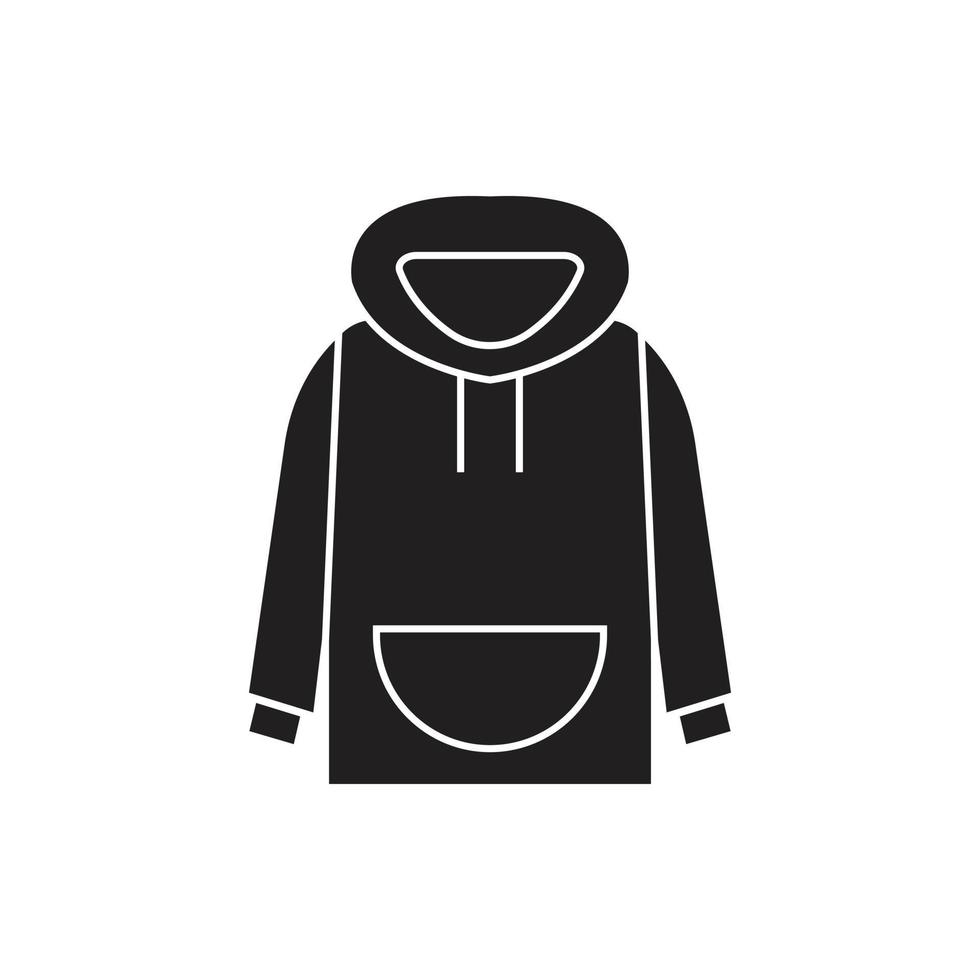 Hoodie für Symbol-Icon-Website-Präsentation vektor