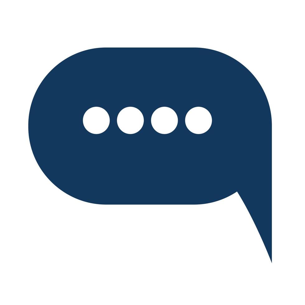 Flussball. Blase Textnachricht. Vektor-Chat-Symbol. Kommunikationskonzept. vektor