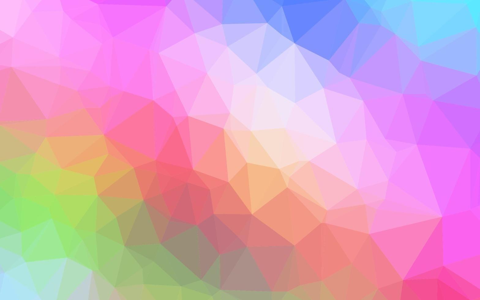 Licht mehrfarbig, Regenbogen-Vektor-Polygon-Zusammenfassungshintergrund. vektor