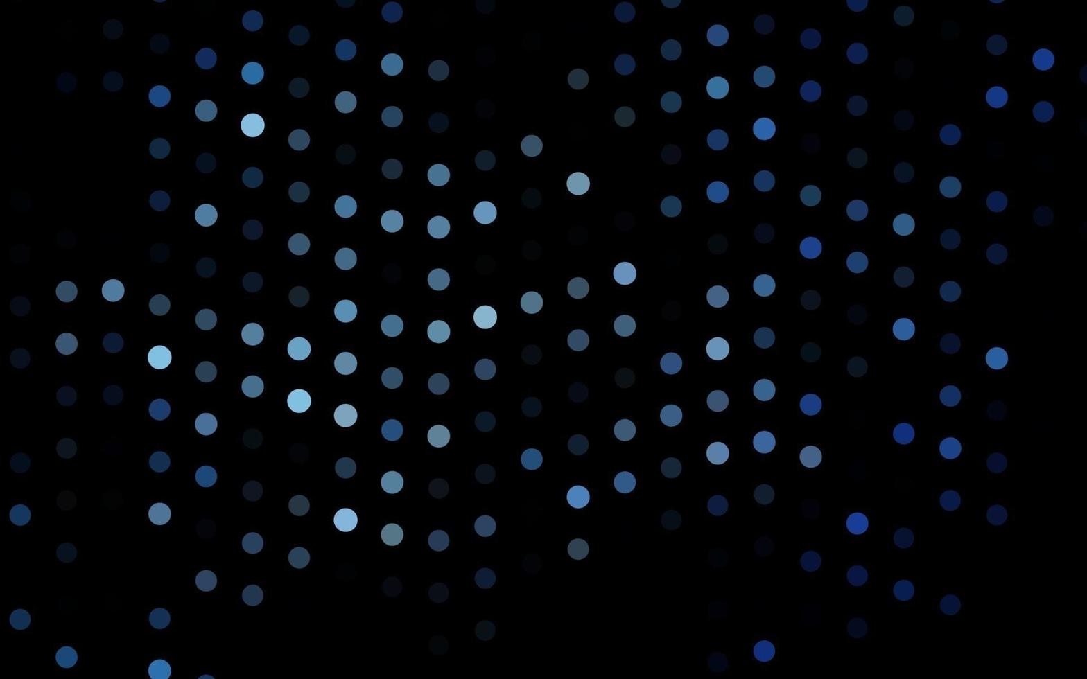 dunkelblaue Vektorschablone mit Kreisen. vektor
