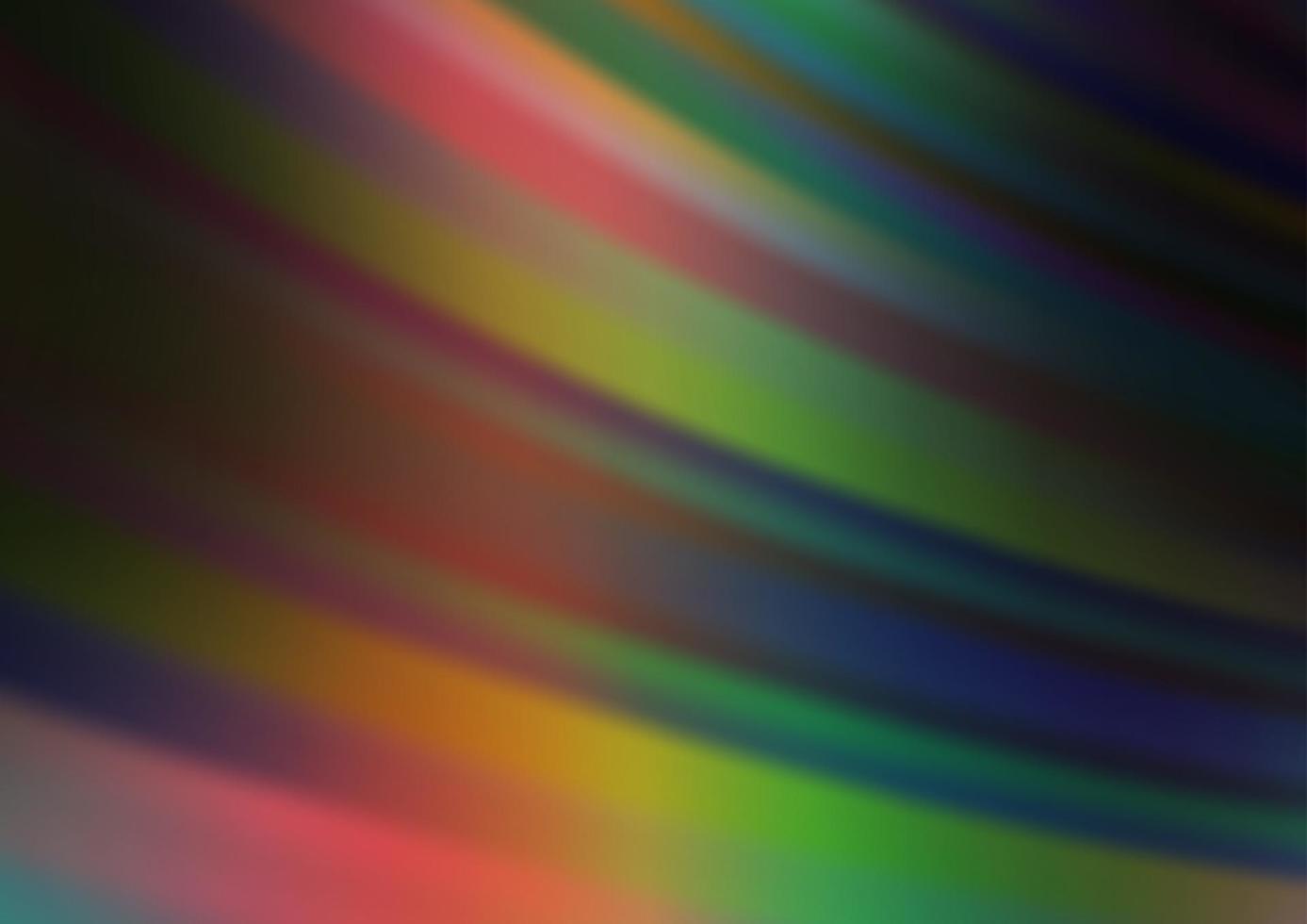 dunkle mehrfarbige, regenbogenfarbene Vektorvorlage mit wiederholten Stöcken. vektor