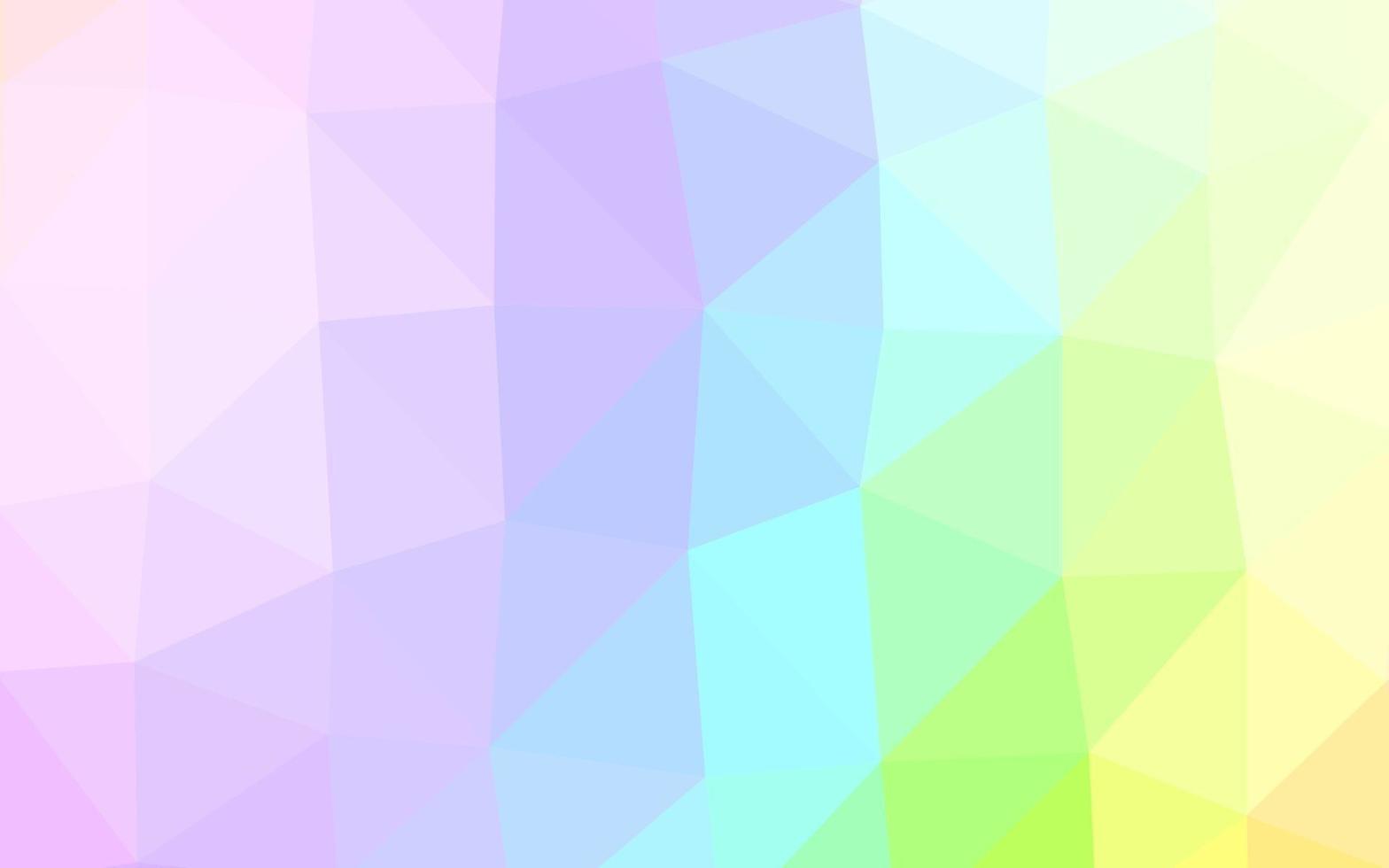 helle mehrfarbige, abstrakte polygonale Beschaffenheit des Regenbogenvektors. vektor