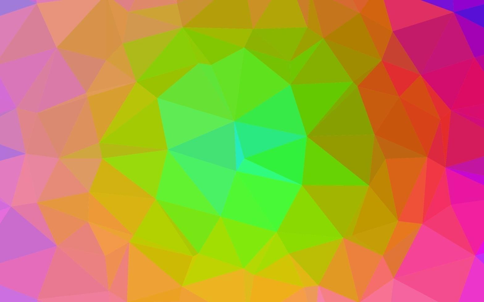 helles Mehrfarben-, Regenbogen-Vektor-Low-Poly-Layout. vektor