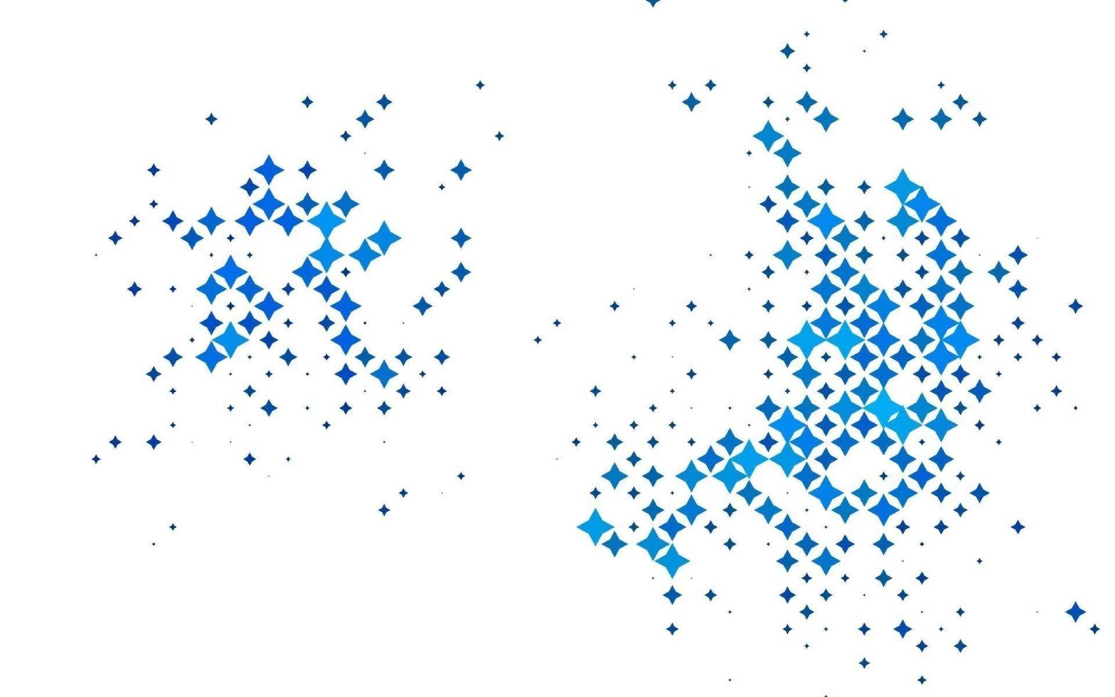 hellblaue Vektorbeschaffenheit mit schönen Sternen. vektor