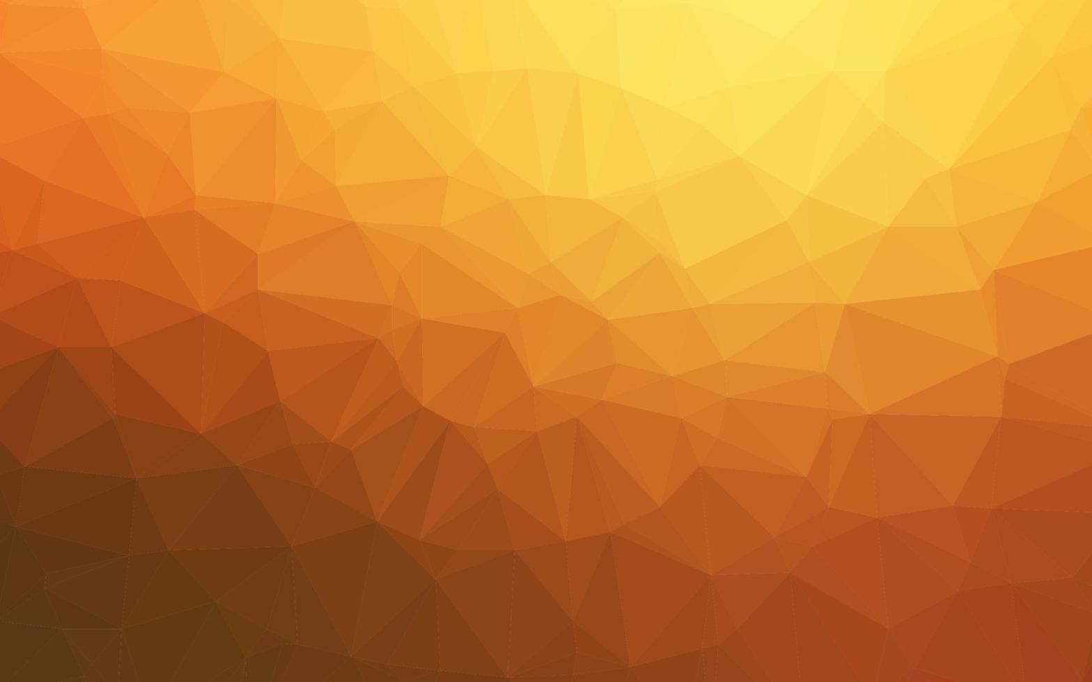 ljusgul, orange vektor polygonal mall.