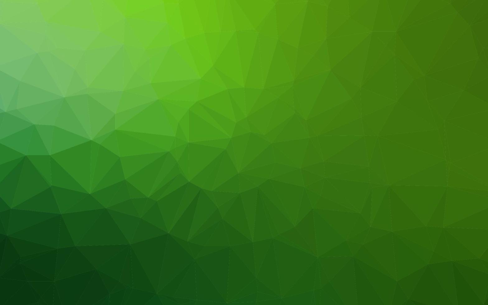 ljusgrön vektor polygon abstrakt bakgrund.