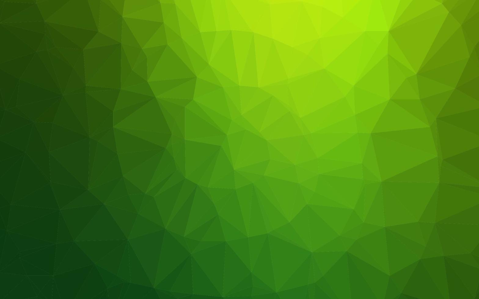 polygonales Muster des hellgrünen Vektors. vektor