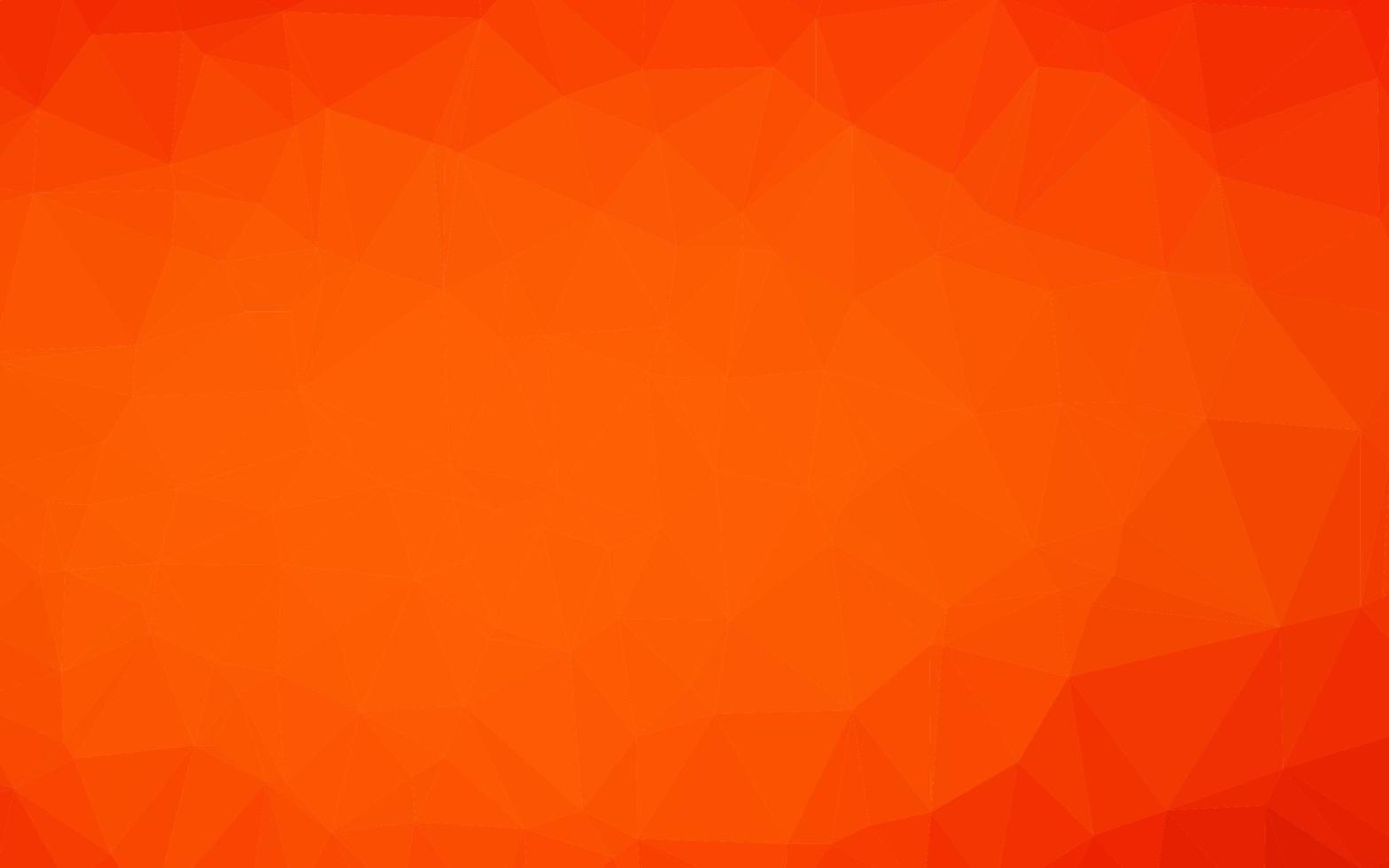ljus orange vektor månghörnigt bakgrund.