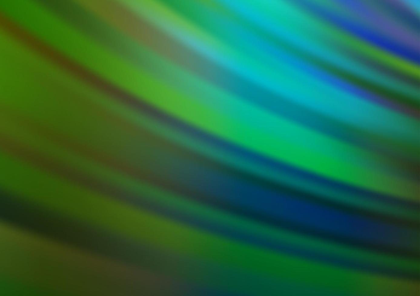 dunkelblaue, grüne Vektortextur mit farbigen Linien. vektor