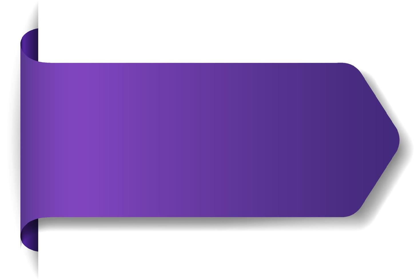 violett banner design på vit bakgrund vektor