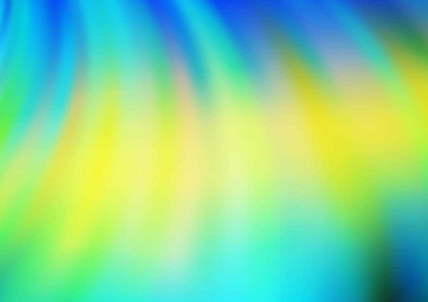 ljusblå, gul vektormall med linjer, ovaler. vektor