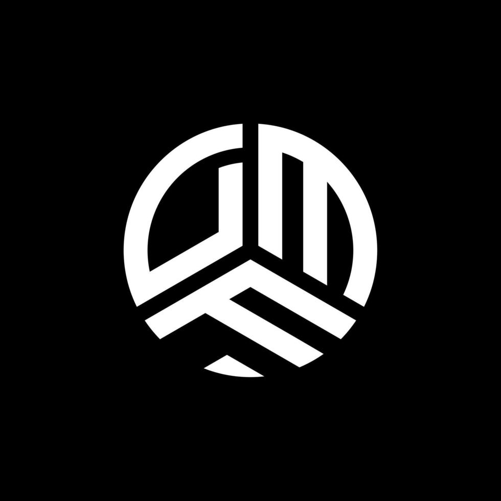 dmf brev logotyp design på vit bakgrund. dmf kreativa initialer brev logotyp koncept. dmf bokstavsdesign. vektor