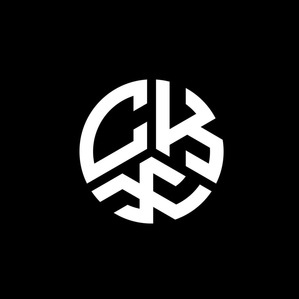 ckx-Buchstaben-Logo-Design auf weißem Hintergrund. ckx kreative Initialen schreiben Logo-Konzept. ckx Briefgestaltung. vektor