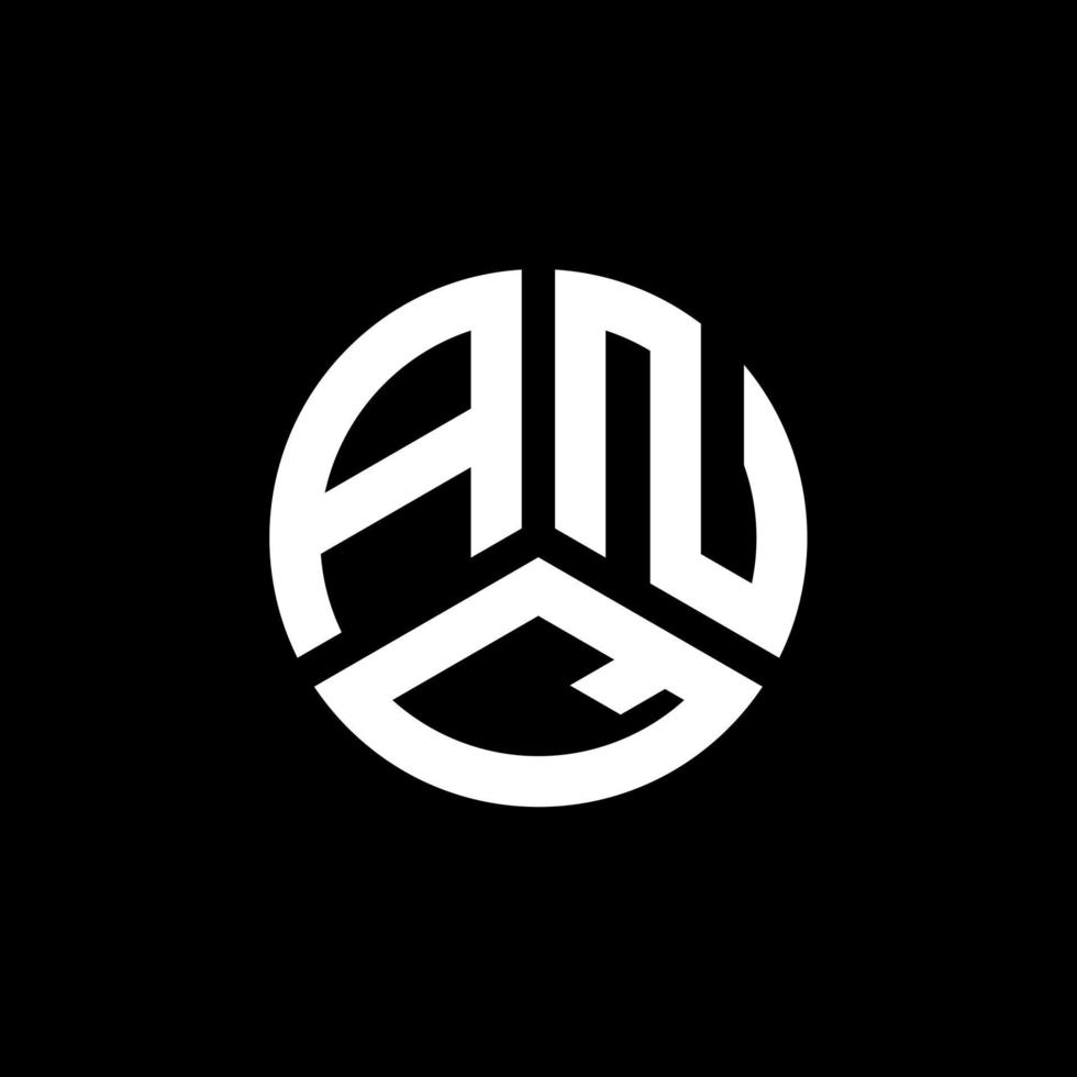 nq-Buchstaben-Logo-Design auf weißem Hintergrund. anq kreatives Initialen-Buchstaben-Logo-Konzept. anq Briefgestaltung. vektor