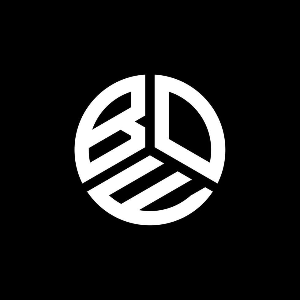 Boe-Brief-Logo-Design auf weißem Hintergrund. boe kreatives Initialen-Buchstaben-Logo-Konzept. boe Briefgestaltung. vektor