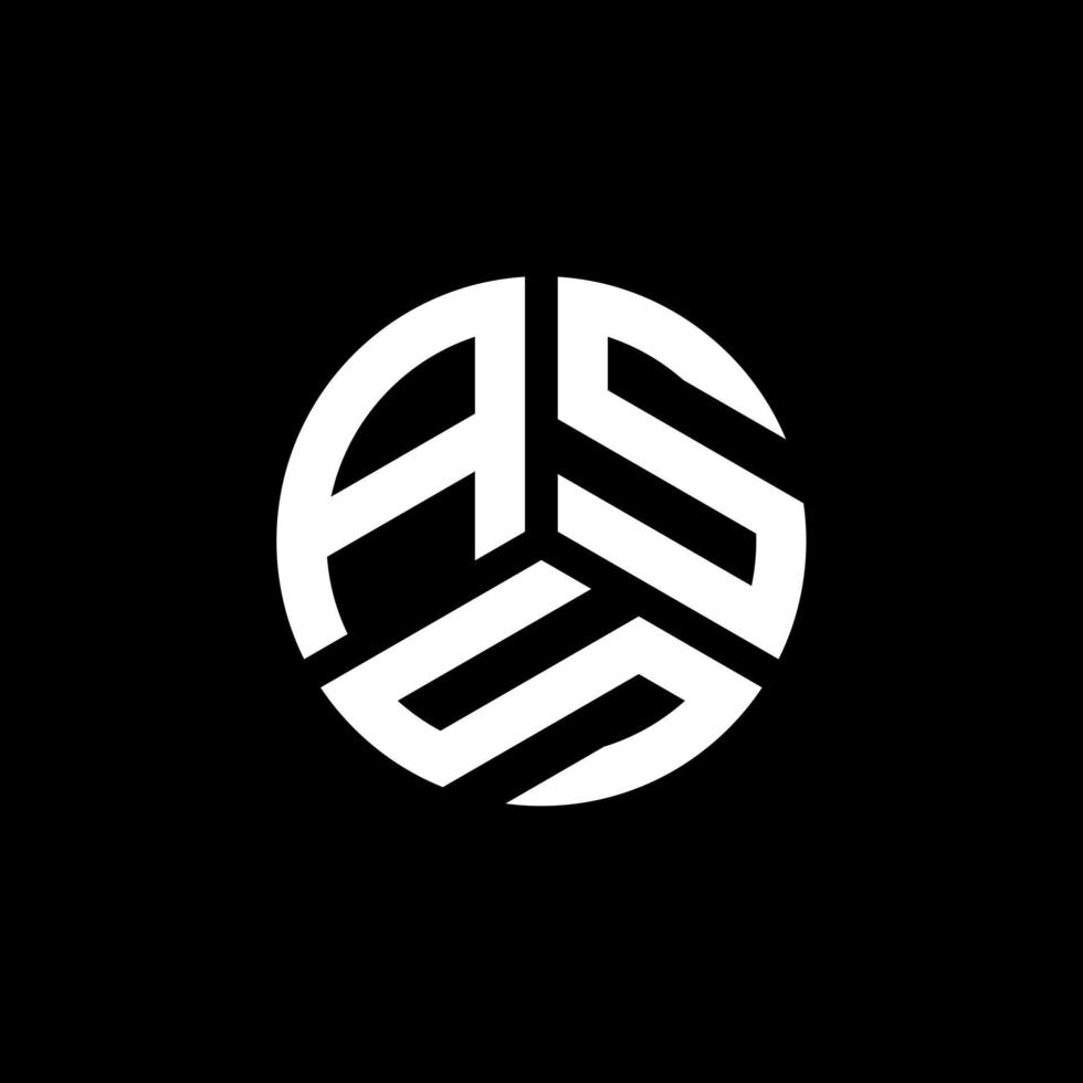 Esel-Brief-Logo-Design auf weißem Hintergrund. arsch kreative initialen brief logo konzept. Arsch Briefdesign. vektor