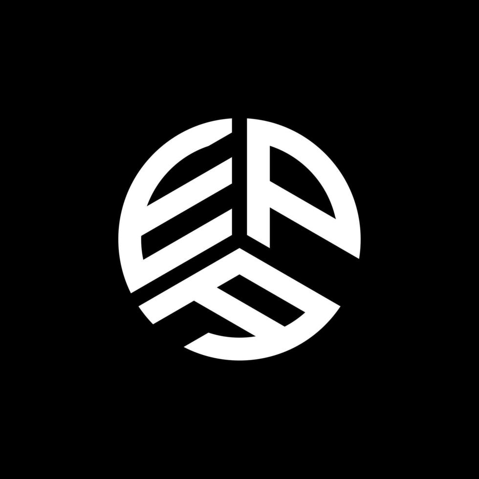 EPA-Brief-Logo-Design auf weißem Hintergrund. epa kreatives Initialen-Brief-Logo-Konzept. EPA-Briefgestaltung. vektor