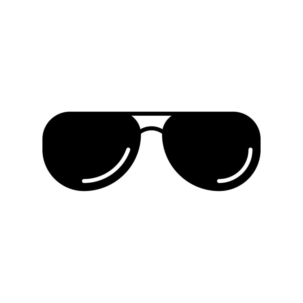 Flieger-Sonnenbrille-Vektor-Symbol vektor