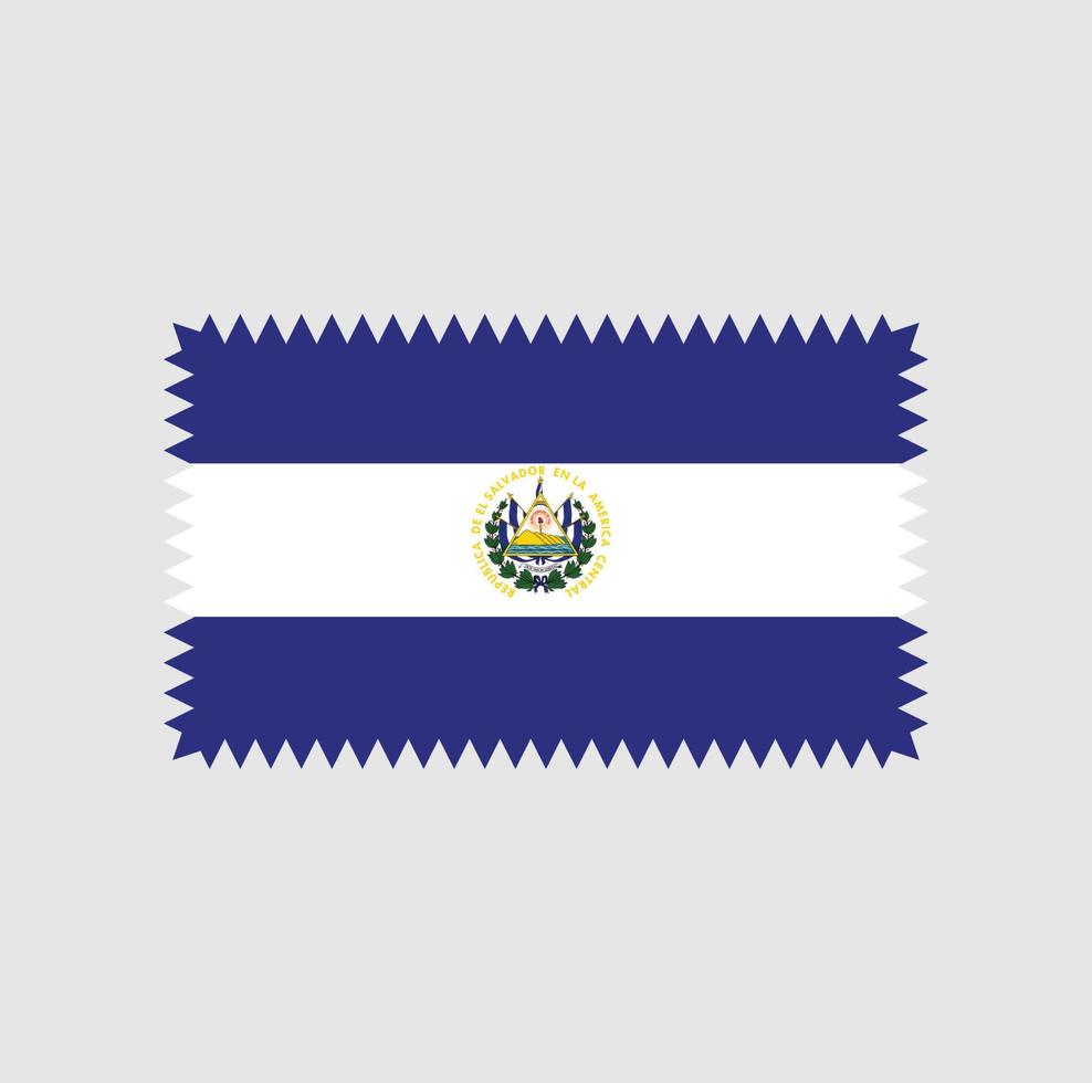 el salvador flaggenvektordesign. Nationalflagge vektor