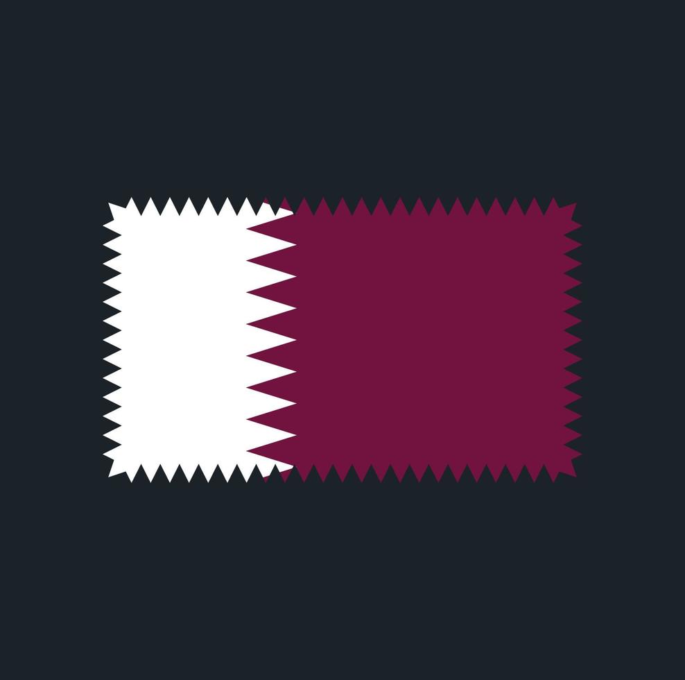 qatar flagga vektor design. National flagga