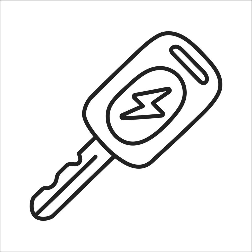 Schlüssel. handgezeichnetes Ev-Doodle-Symbol. vektor