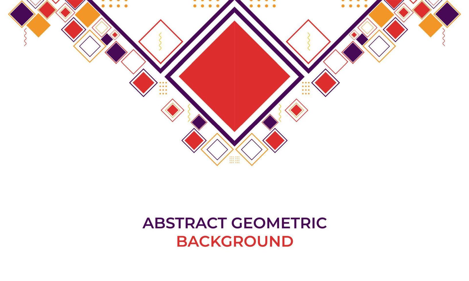 platt färgglad abstrakt geometrisk bakgrund vektor