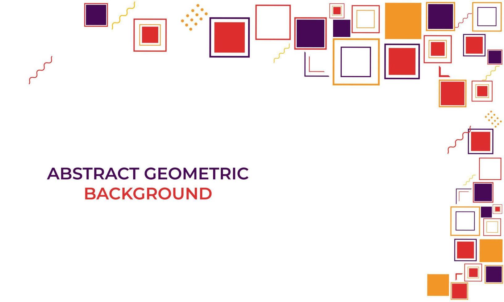 bunter abstrakter geometrischer Hintergrund vektor