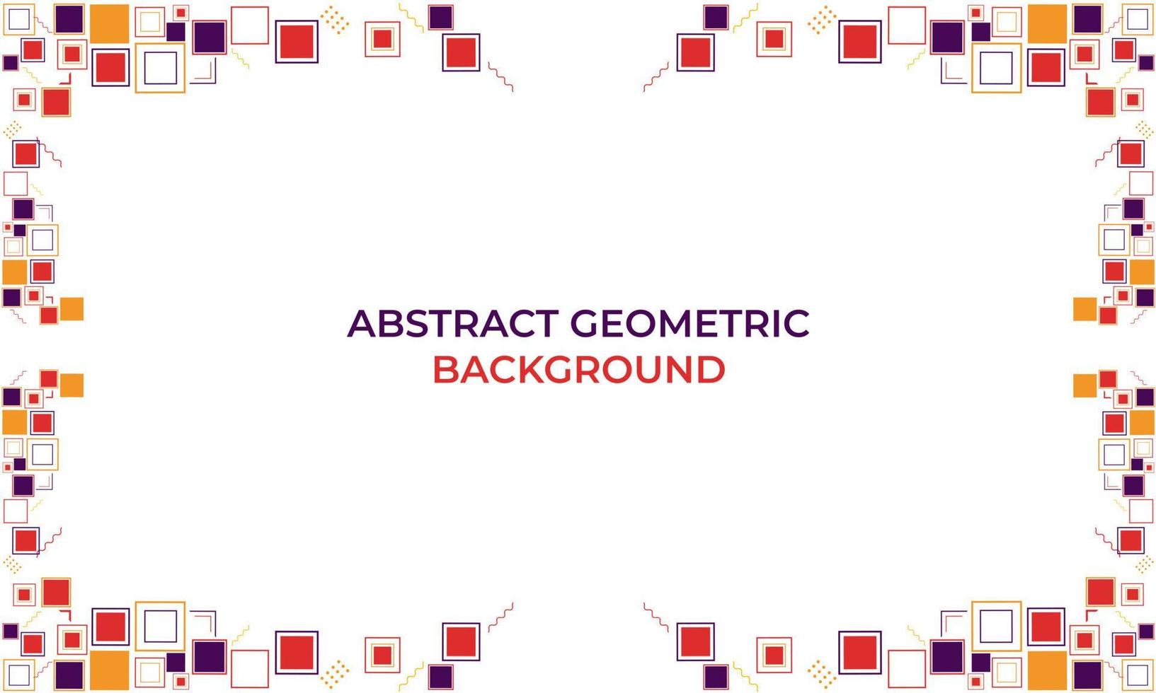 färgglad abstrakt geometrisk bakgrund vektor