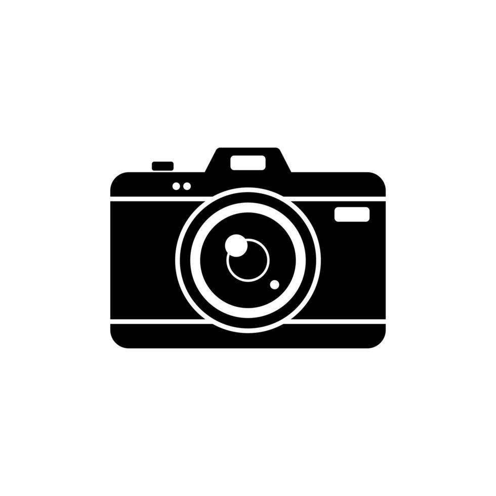 Fotokamera-Symbole. Foto-Kamera-Symbol-Vektor-Design-Illustration. Fotokamera einfaches Zeichen. Bild einer Fotokamera. vektor