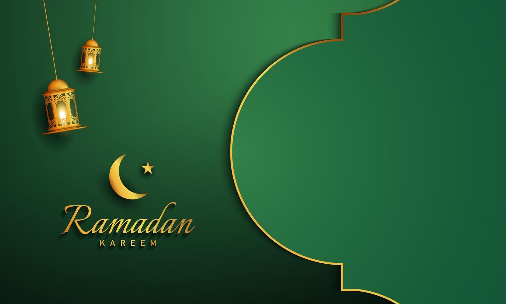 ramadan kareem bakgrundsdesign. vektor illustration.