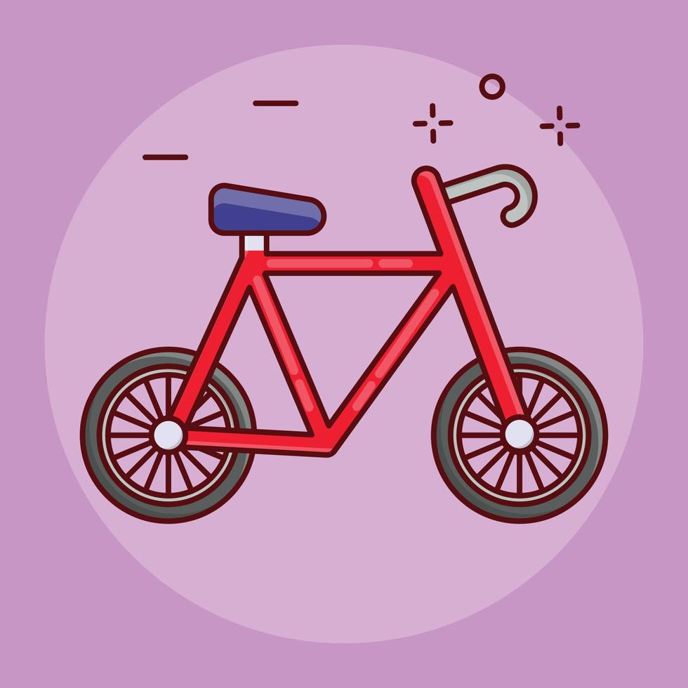 cykel vektorillustration på en background.premium kvalitetssymboler. vektor ikoner för koncept och grafisk design.