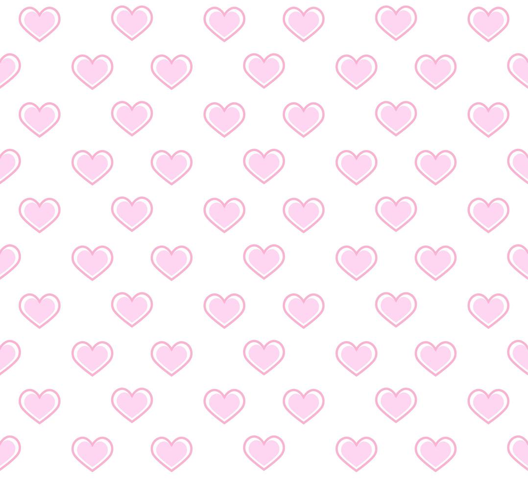rosa inlägg hjärtan mönster vektor