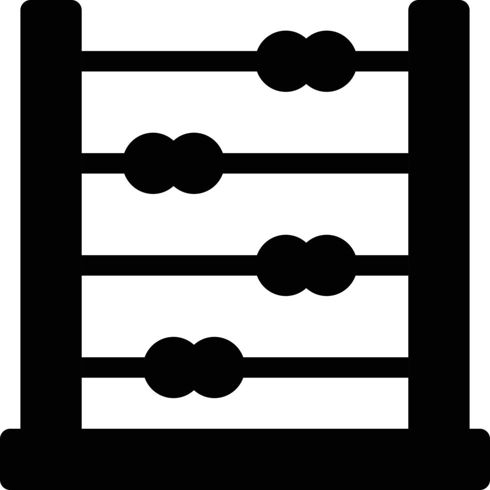 abakus-vektorillustration auf einem hintergrund. erstklassige qualitätssymbole. Vektorsymbole für Konzept und Grafikdesign. vektor